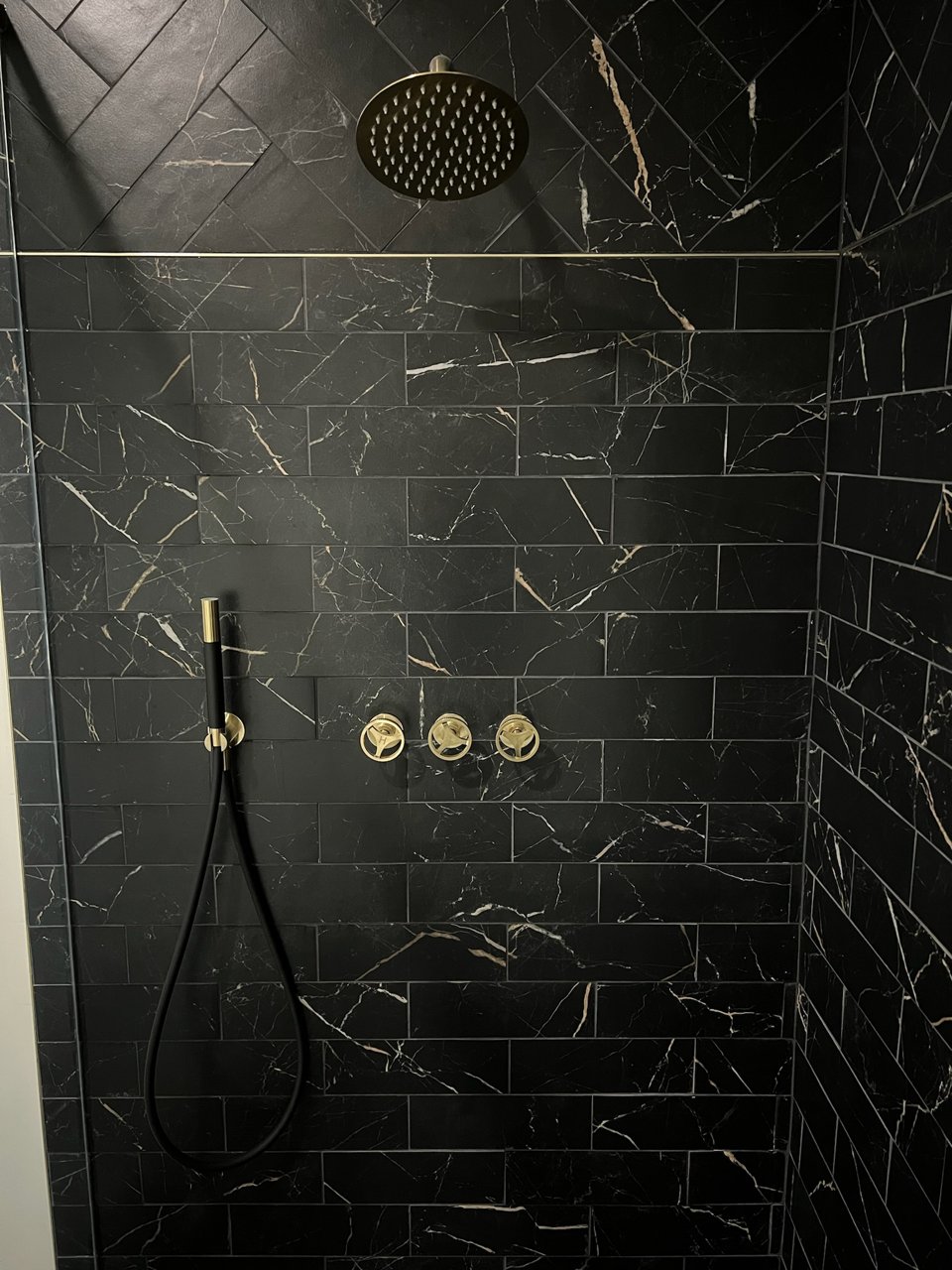 Luxury Black Marble Bathroom